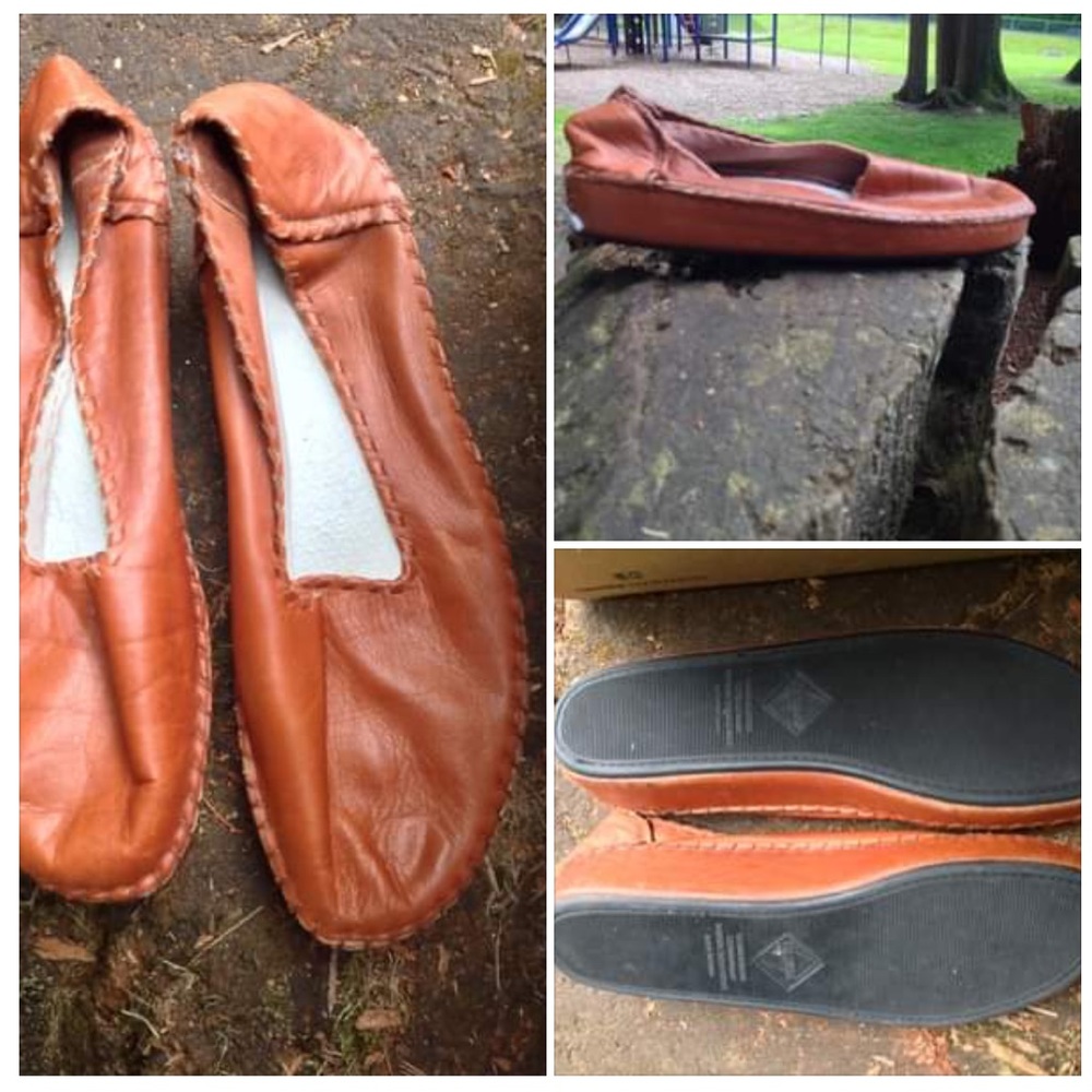 5/$20 GENUINE LEATHER MOCCASIN 6.5/7 FIT